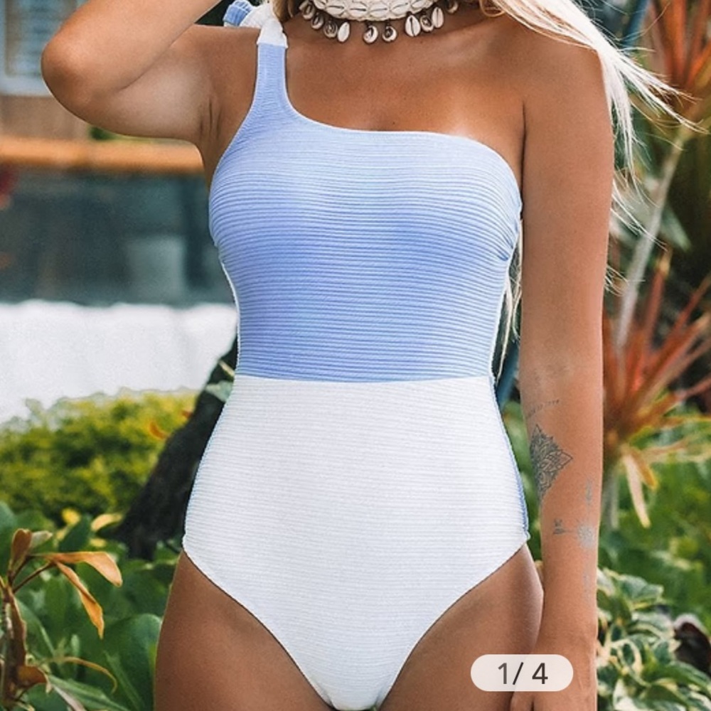 Cupshe Color block Bathing Suit - Picture 12 of 13